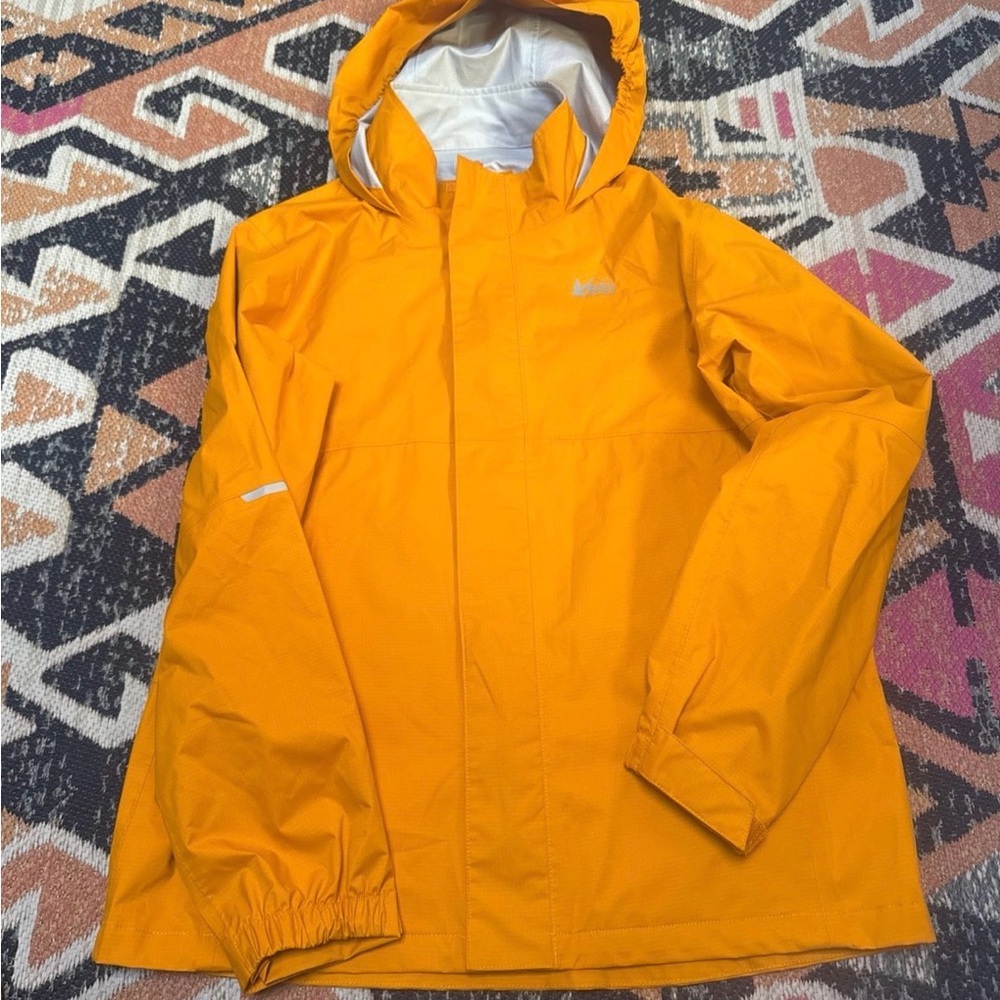REI Kids Bright Orange Raincoat